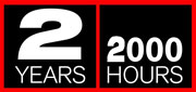 2 Years & 2000 Hours